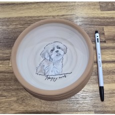 강아지밥그릇